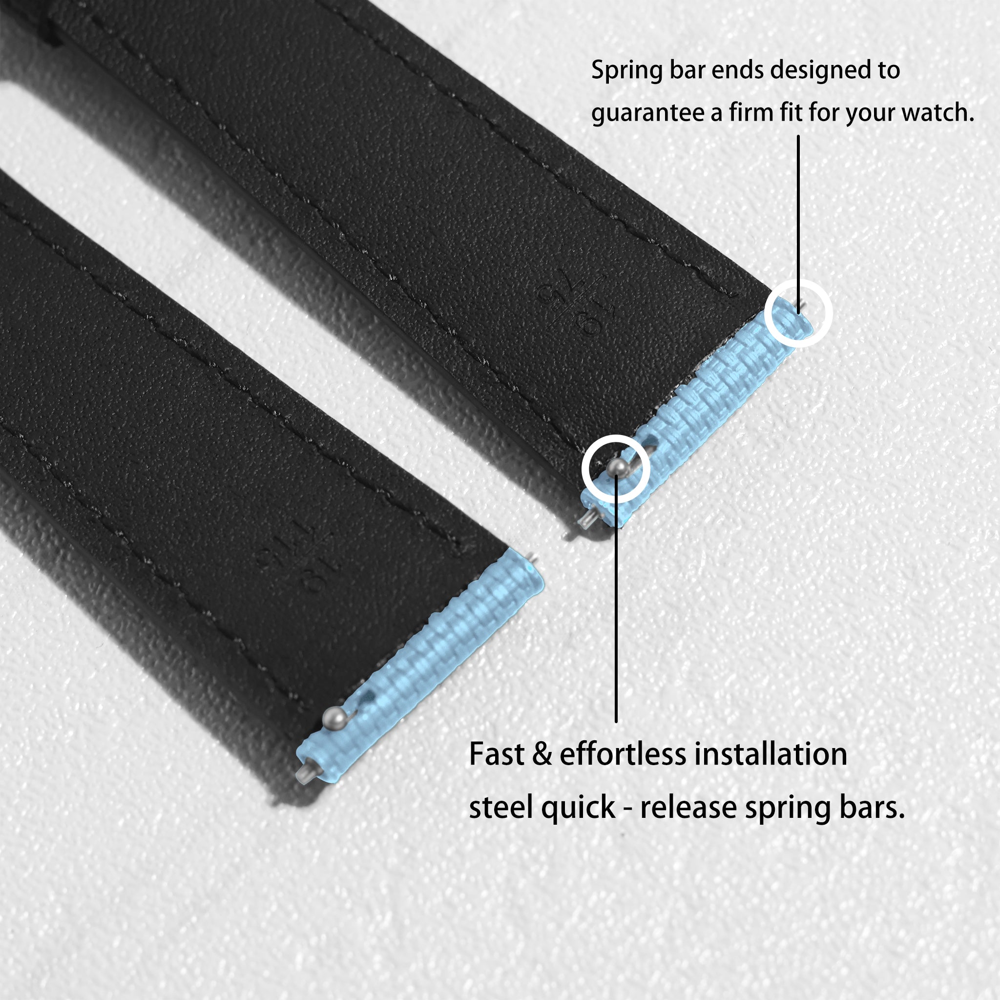 Black Sailcolth Strap