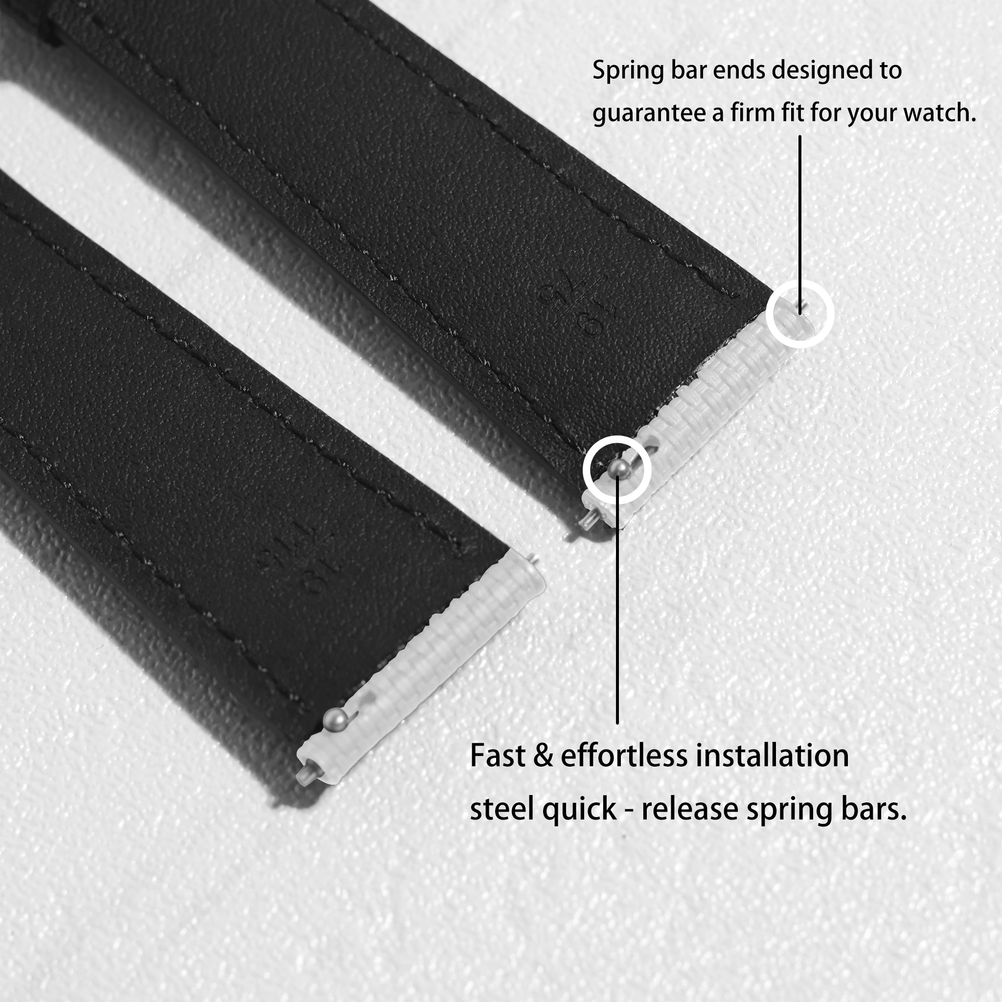 Black Sailcolth Strap