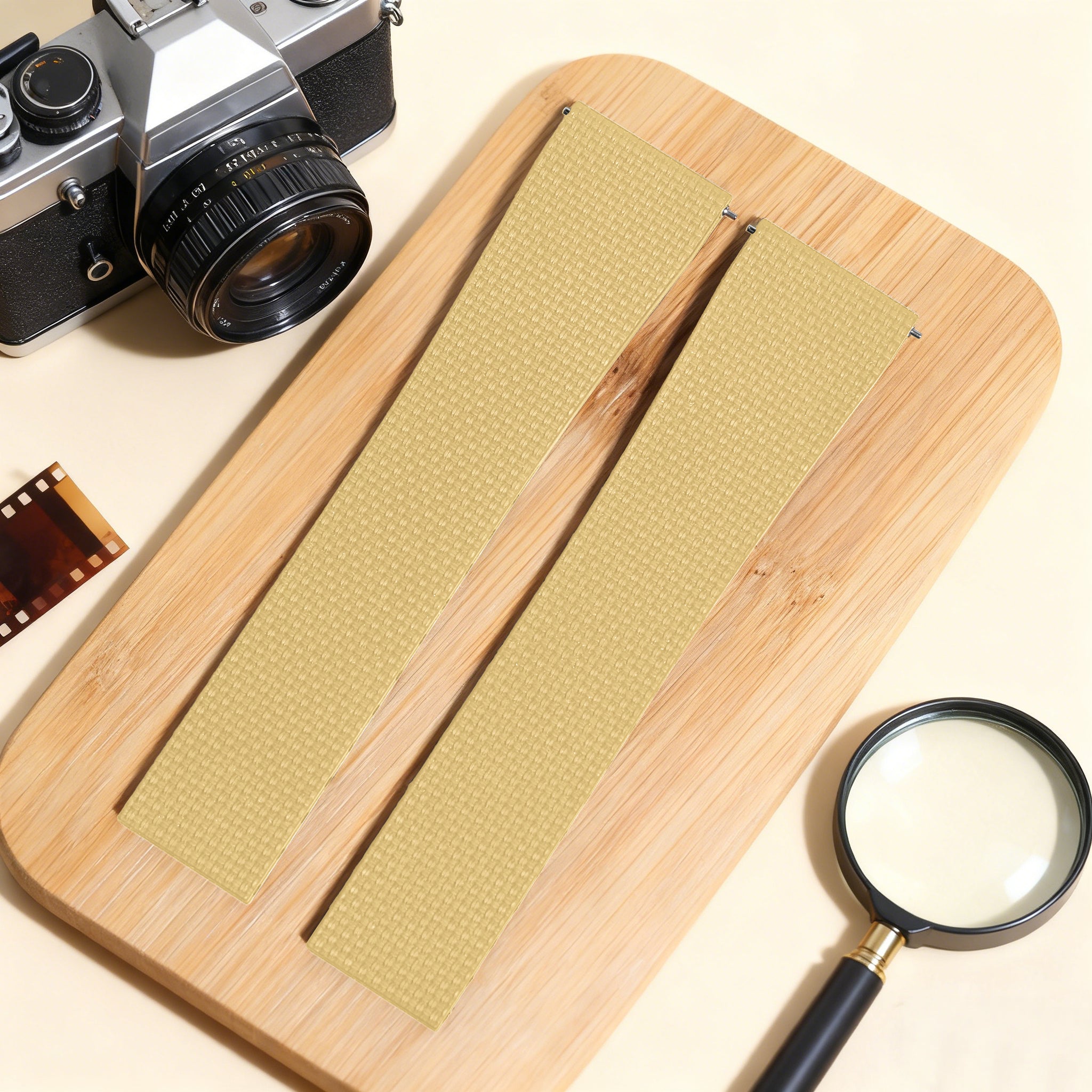 Baby-Blue Linen-Patterned CTS Strap