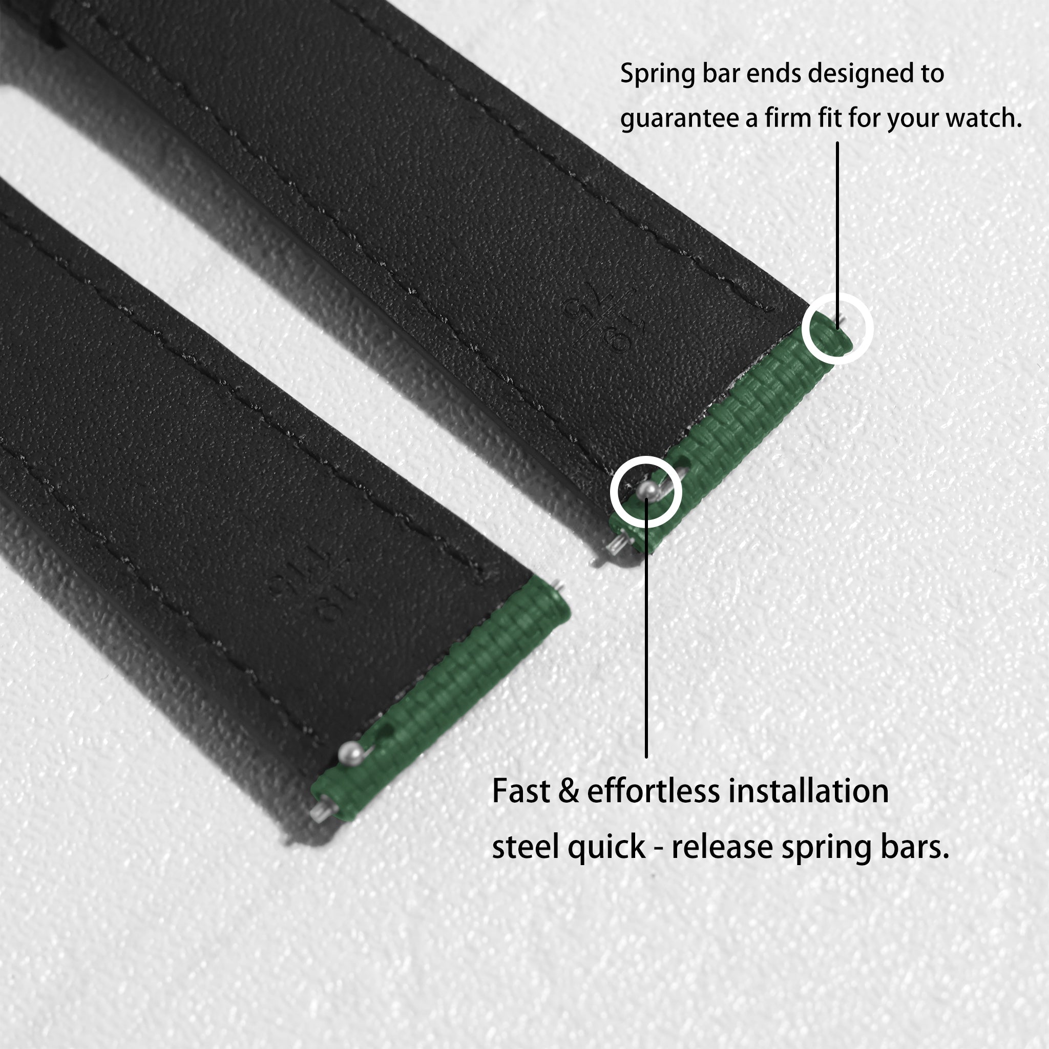 Black Sailcolth Strap