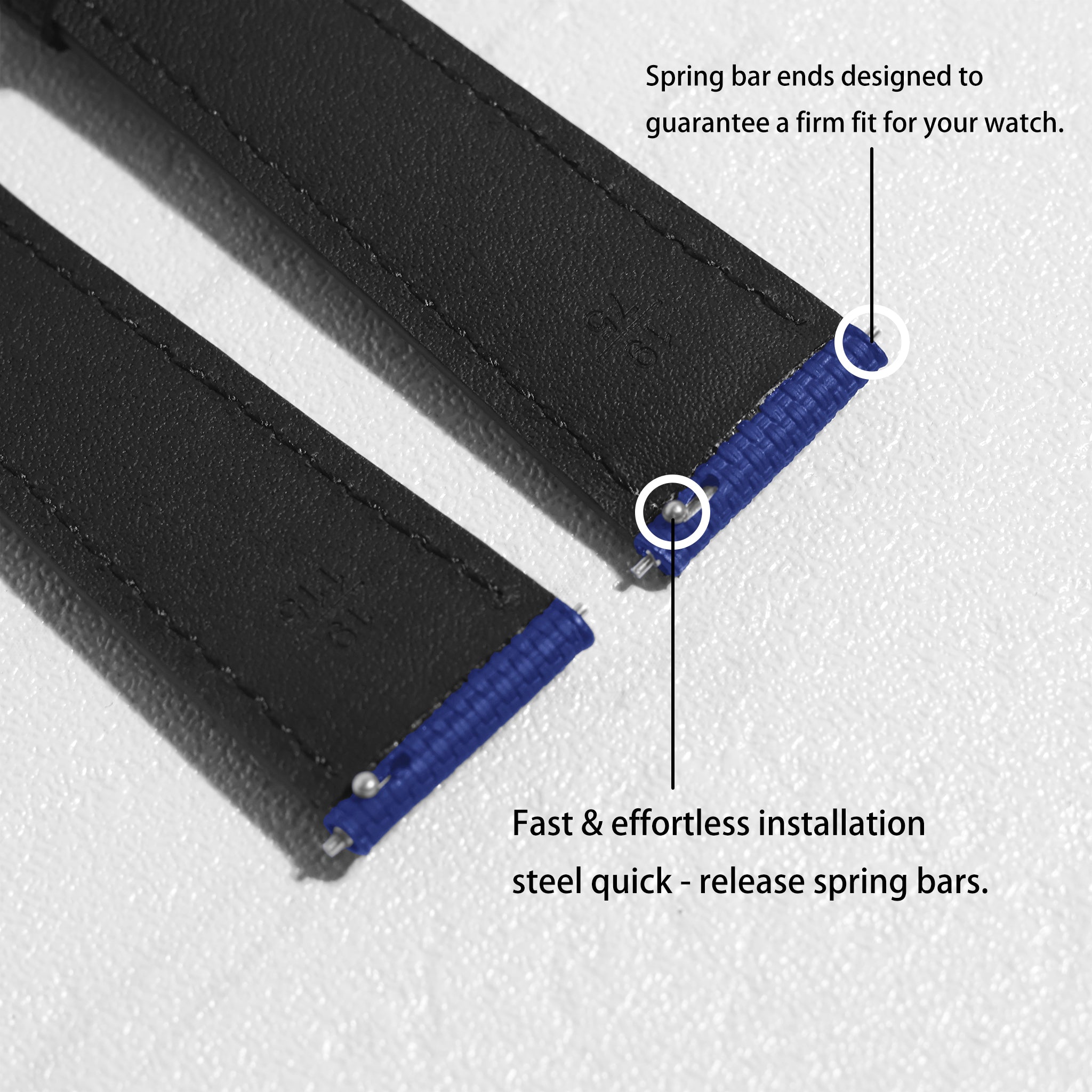 Black Sailcolth Strap