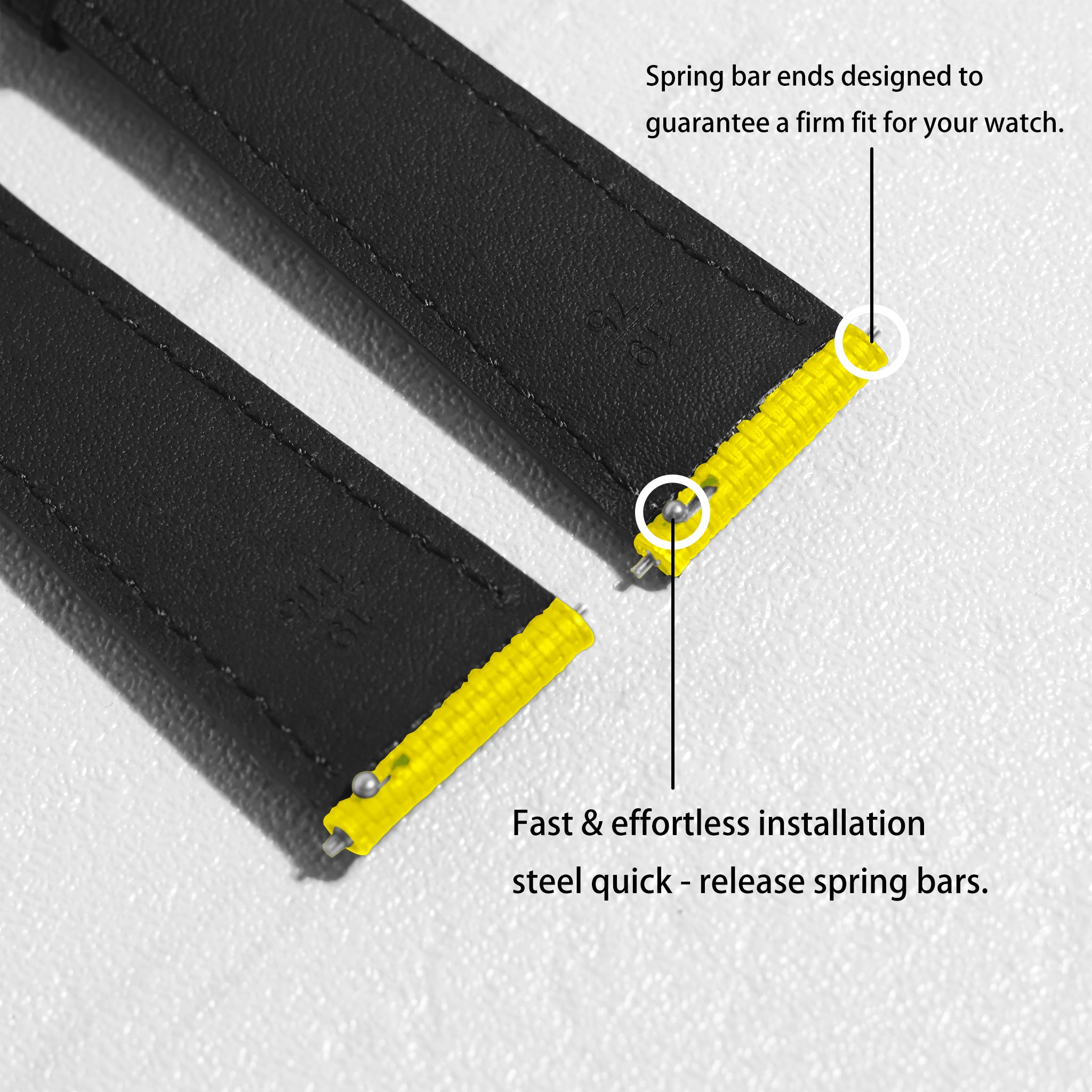 Black Sailcolth Strap