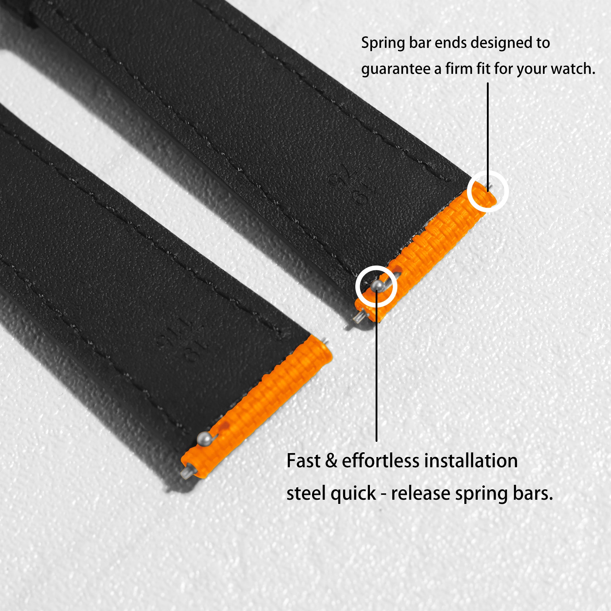 Black Sailcolth Strap