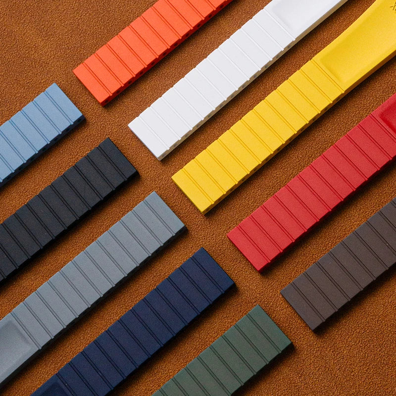 Black CTS Rubber Wrist Watch Straps