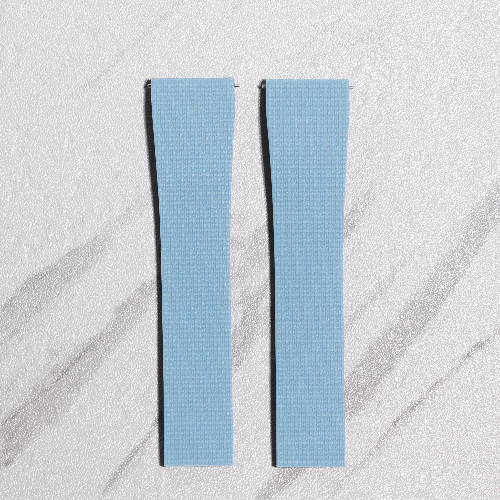 Baby-Blue Linen-Patterned CTS Strap
