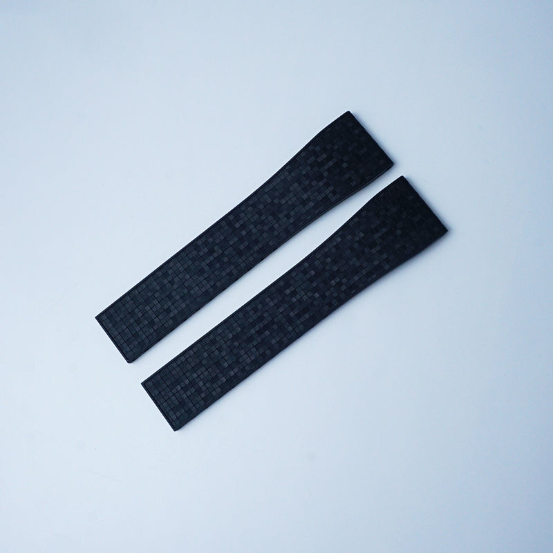 Watch Strap With Mosaic Pattern and Flat-Head Design