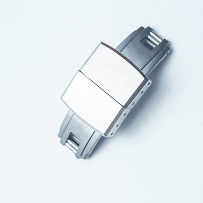 Black Universal FKM Rubber Strap 20mm