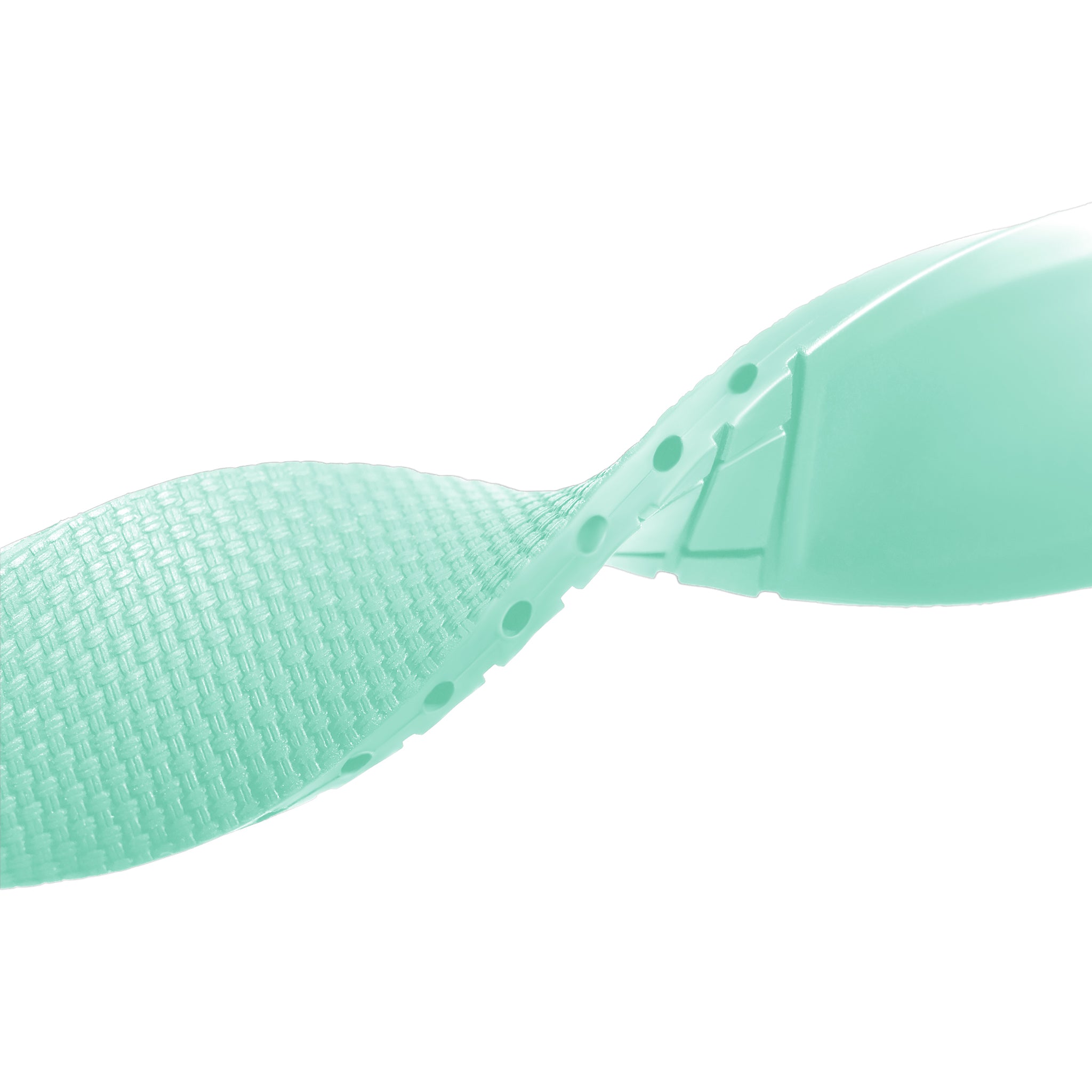 Baby-Blue Linen-Patterned CTS Strap