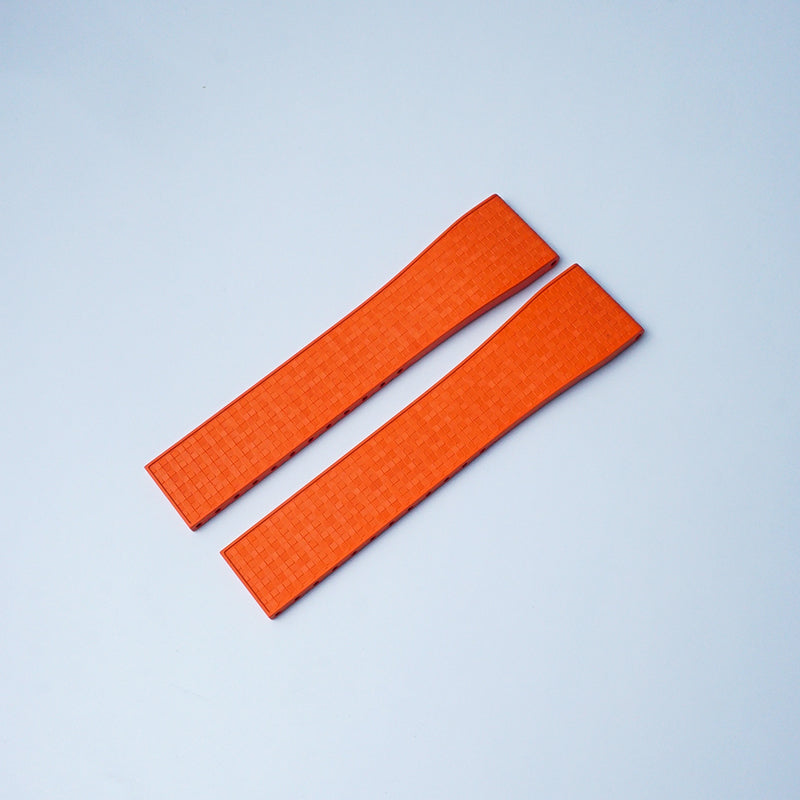 Watch Strap With Mosaic Pattern and Flat-Head Design