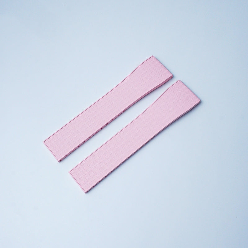 Watch Strap With Mosaic Pattern and Flat-Head Design