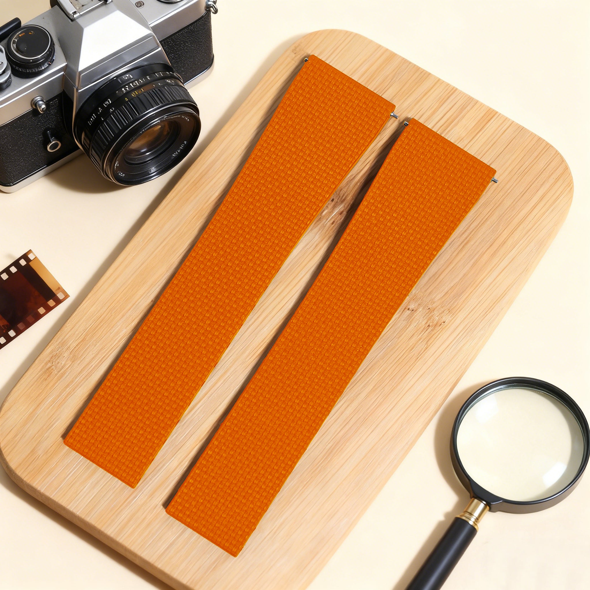 Baby-Blue Linen-Patterned CTS Strap