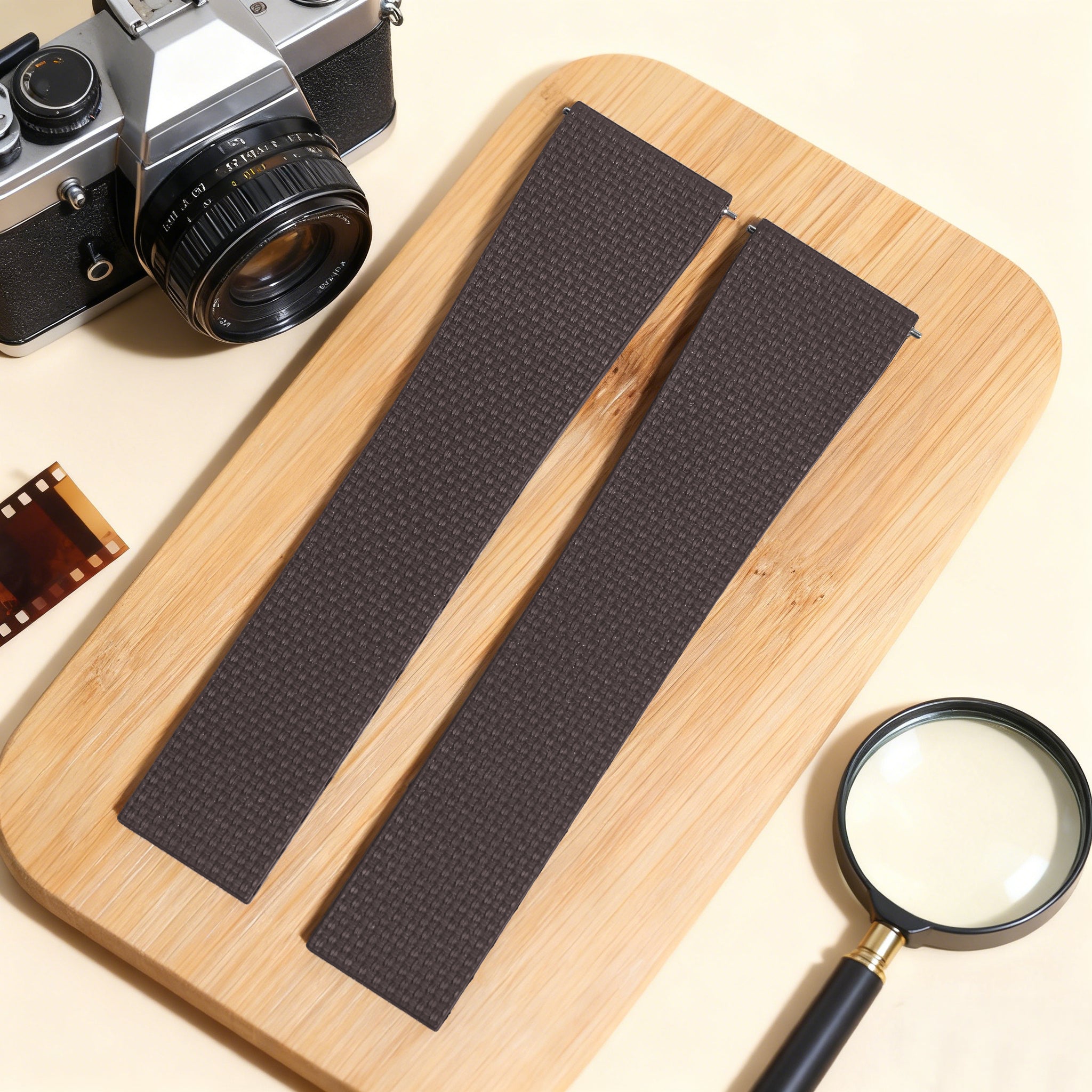 Baby-Blue Linen-Patterned CTS Strap