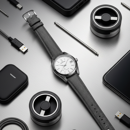 Baby Blue Sailcolth Strap