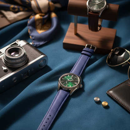 Baby Blue Sailcolth Strap