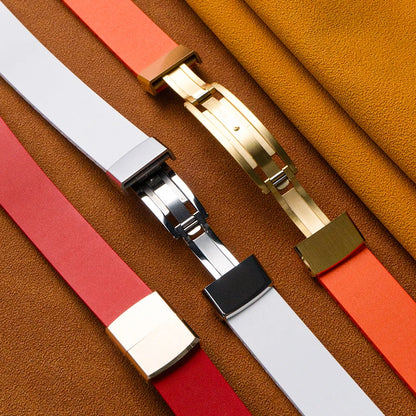 Brown CTS Rubber Wrist Watch Straps