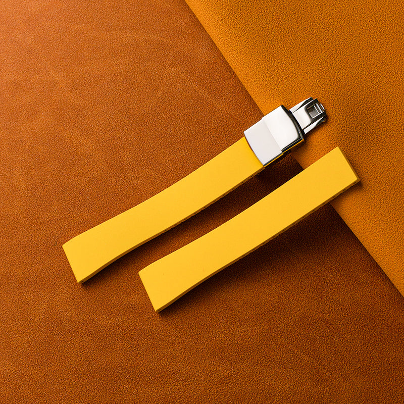 Black CTS Rubber Wrist Watch Straps