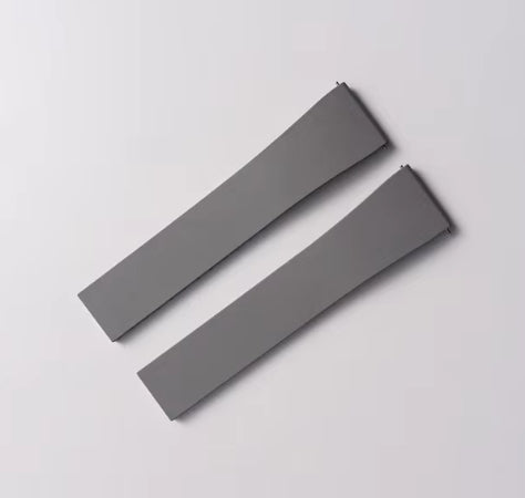Gray CTS Rubber Wrist Watch Strap