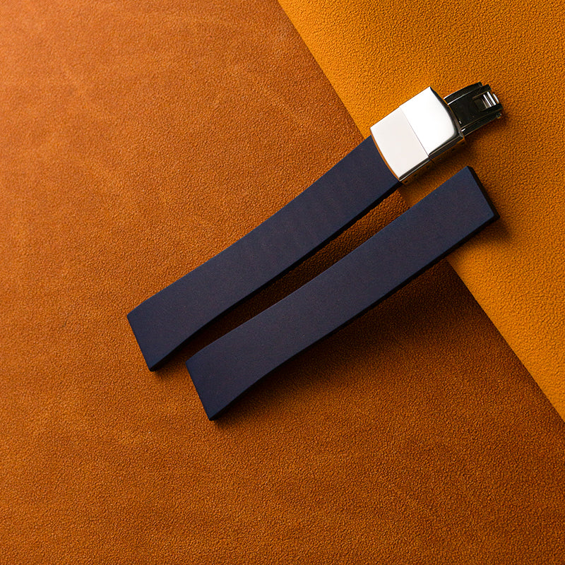 Black CTS Rubber Wrist Watch Straps