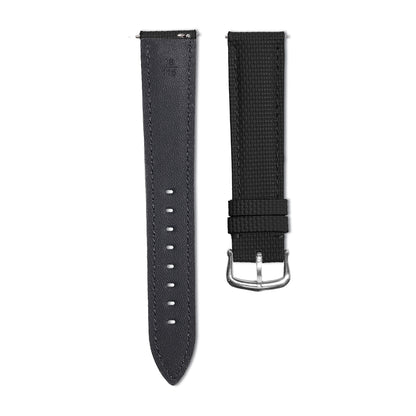 Black Sailcolth Strap